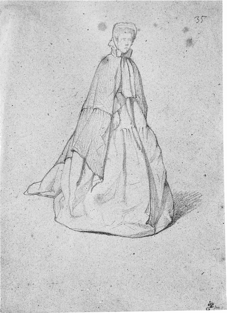 Figura femminile - Gabinetto Disegni e Stampe degli Uffizi, Firenze